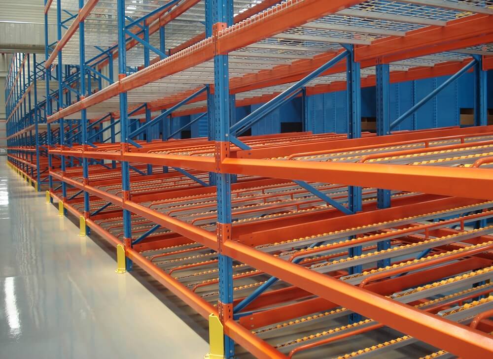 carton flow shelf